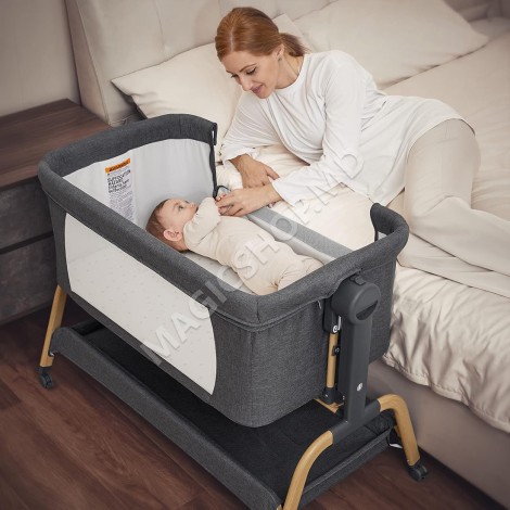 Pat copiii Co-Sleeper Glamvers BELLA Pat copiii Co-Sleeper Glamvers BELLA